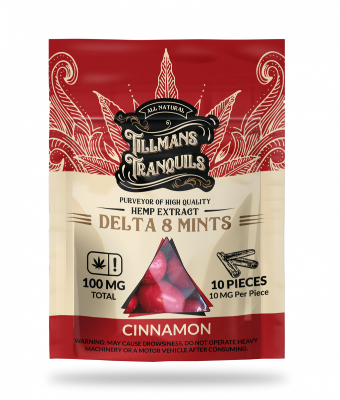 delta 8 thc mints cinnamon pack