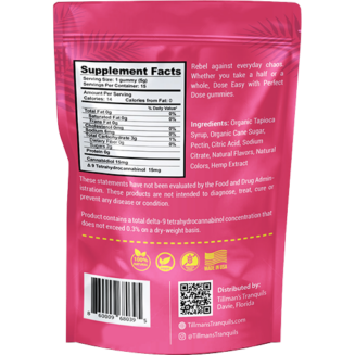 Delta 9 THC CBD 60MG Live Resin Gummies Mango 1:5